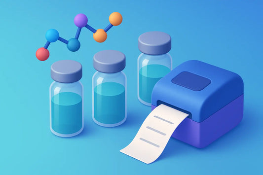 Labelling peptides: track every vial confidently